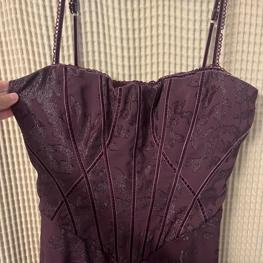 House of CB Esme dress in purple, M - Picture 3 of 10